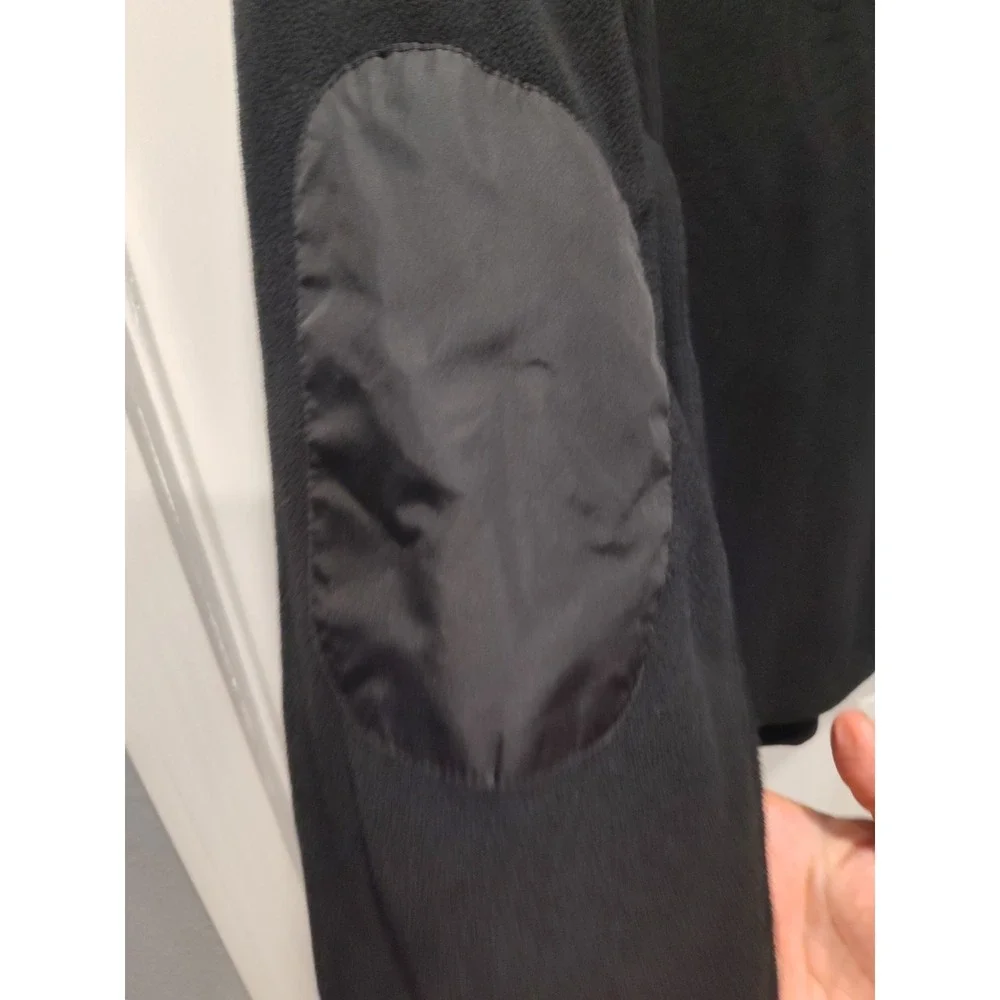 Disney Parks Disneyland Resort 1955 Fleece Full Zip Jacket‎ Black XXL Elbow Pads